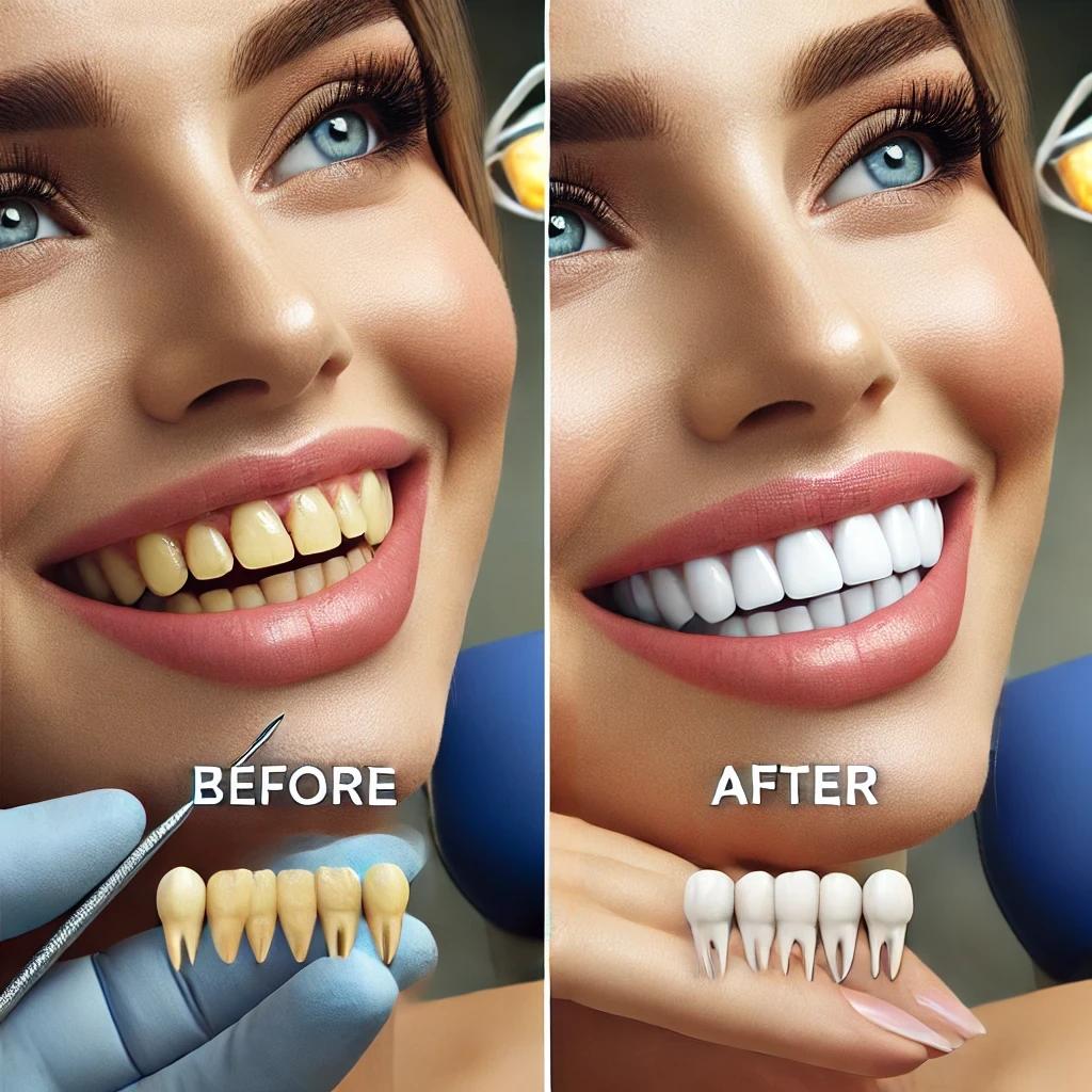 Cosmetic Bonding Before and After at Teeth Plus Dental Clinic in Marmaris