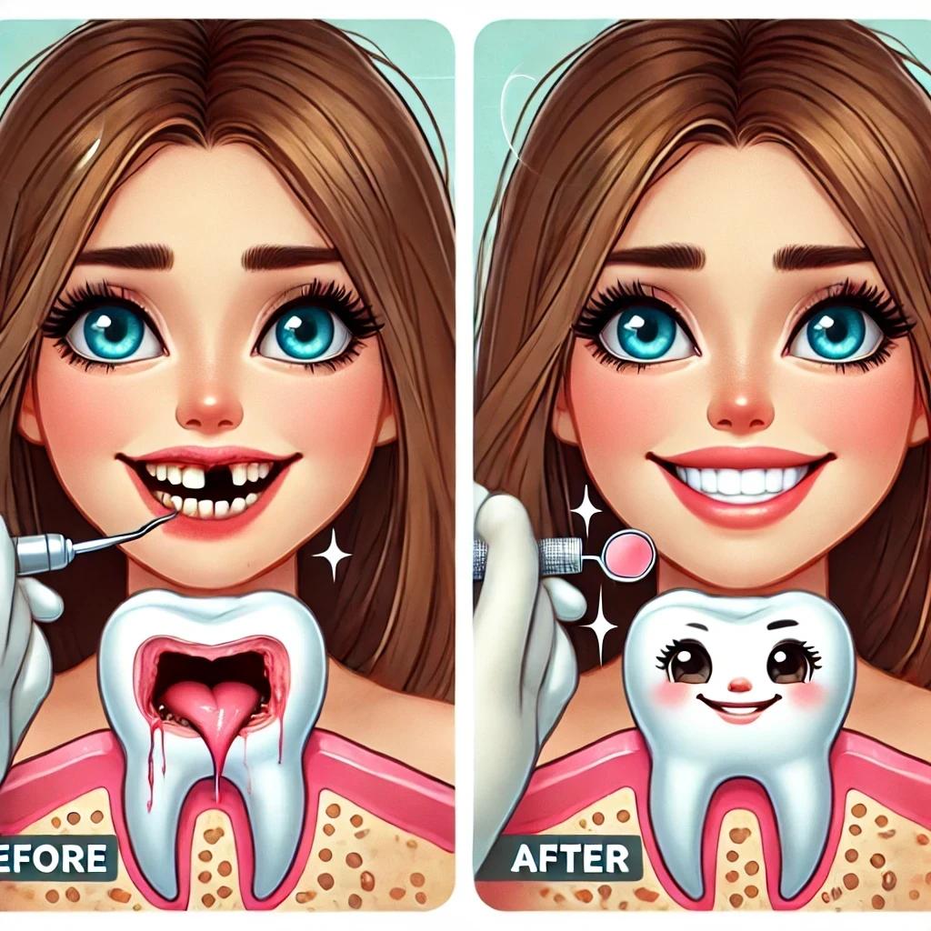 Marmaris Dentist | Root Canal Therapy Before and After | Teeth Plus Dental Clinic