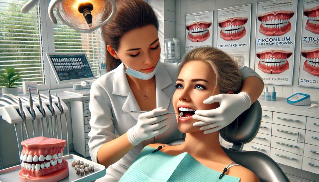 Marmaris Teeth Plus Modern Diş Kliniğinde Zirkonyum Kron Uygulaması