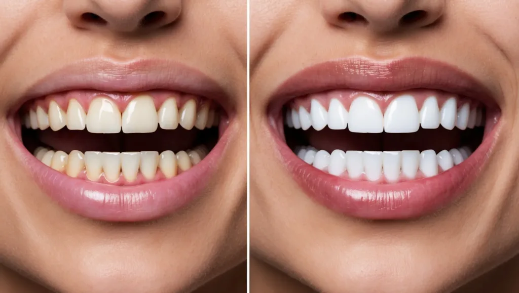 TeethPlus Marmaris Dentist Before and After Teeth Whitening