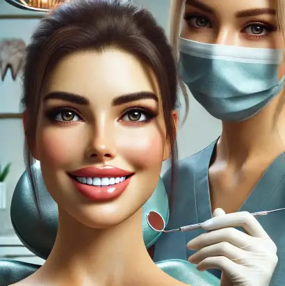 Teeth Plus Kliniği Diş Hekimi Hastayı Muayene Ediyor